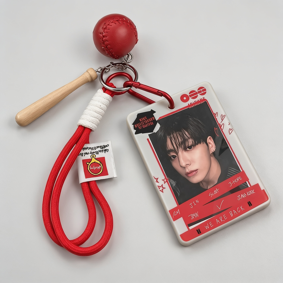 BTS Jung Kook Photo Keychain