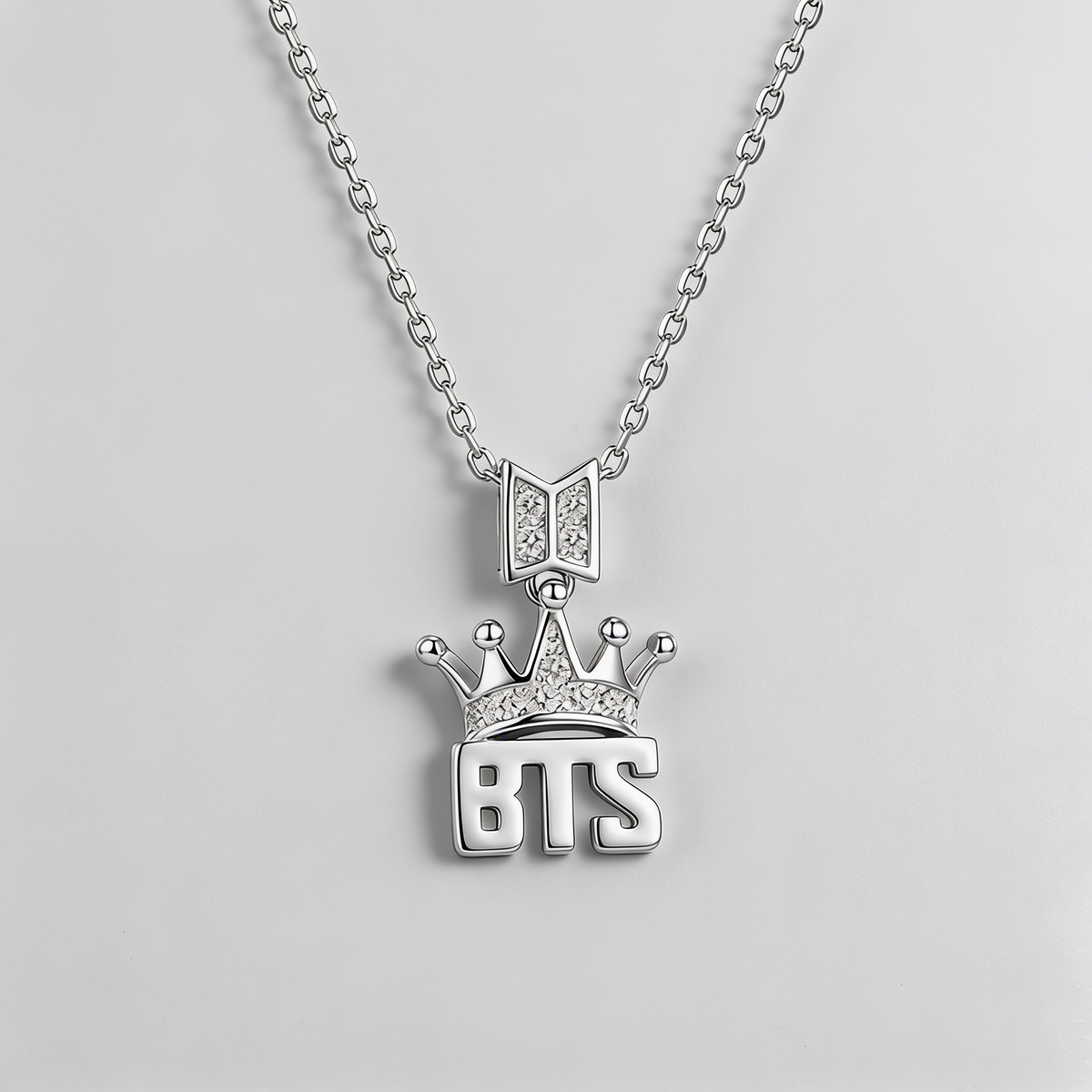 BTS Crown Pendant Necklace