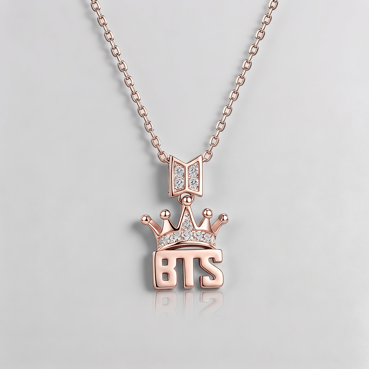 BTS Crown Pendant Necklace