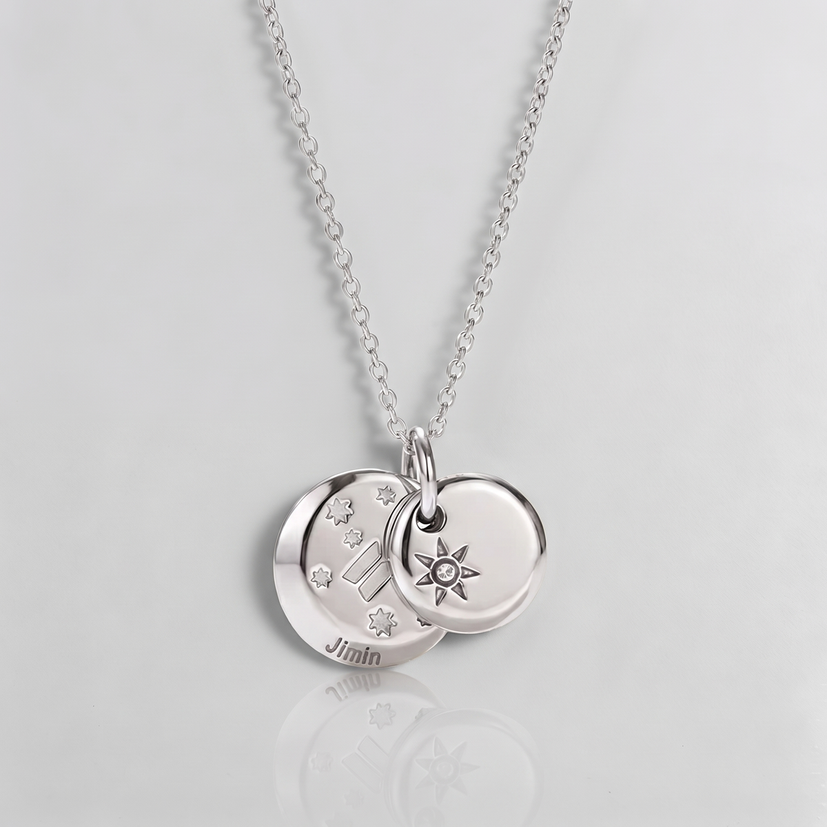 BTS Jimin Double Pendant Necklace