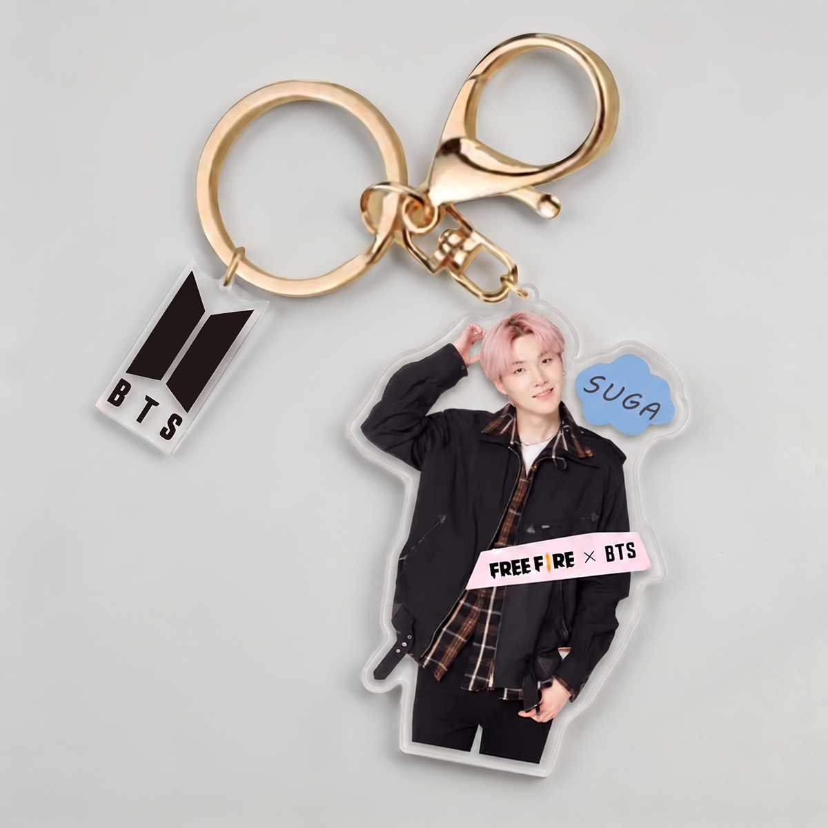 BTS Free Fire 2026 Member Keychain