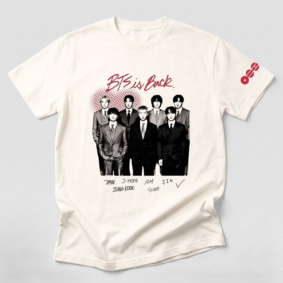 BTS Is Back Oversized T-Shirt