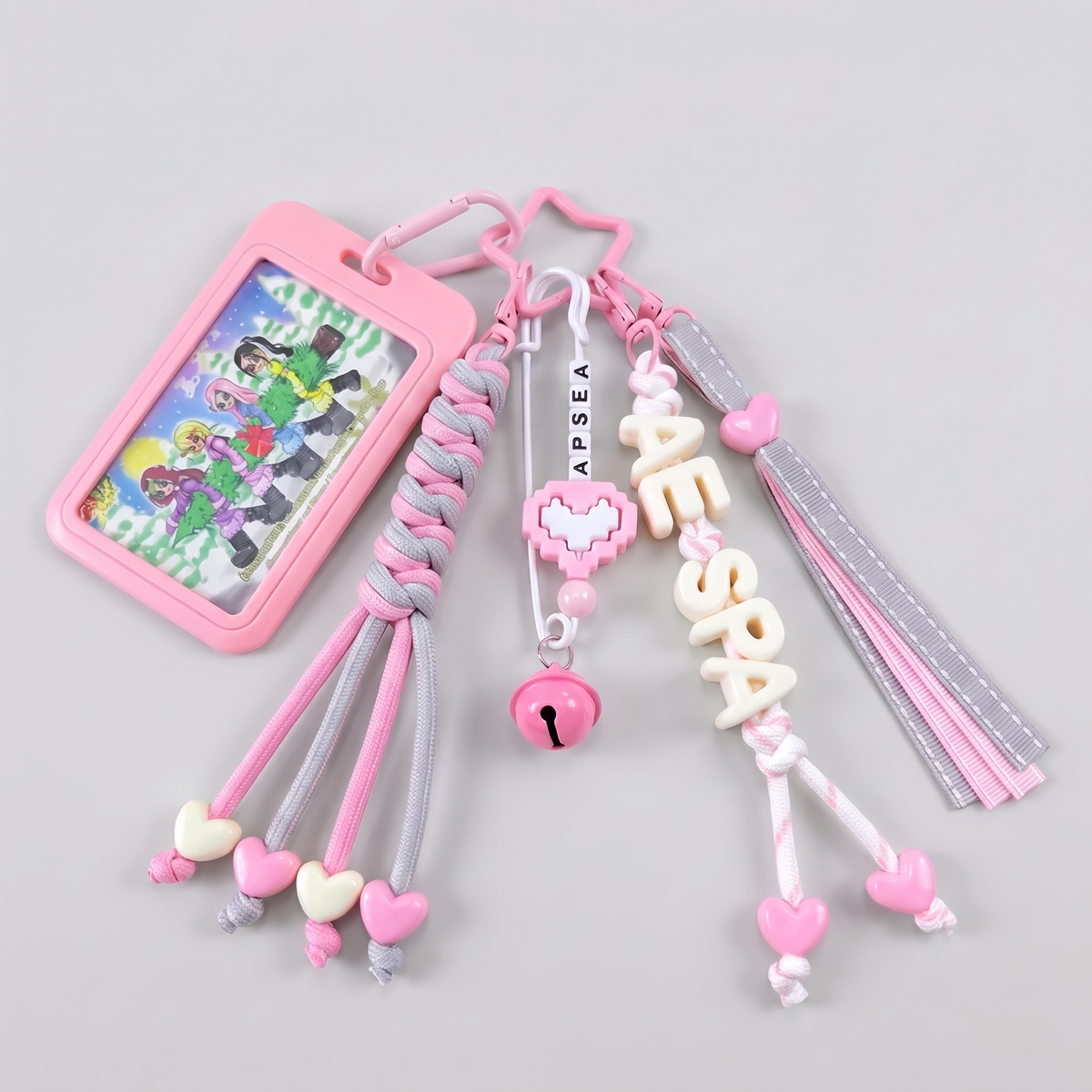 Aespa Pink K-Pop Keychain