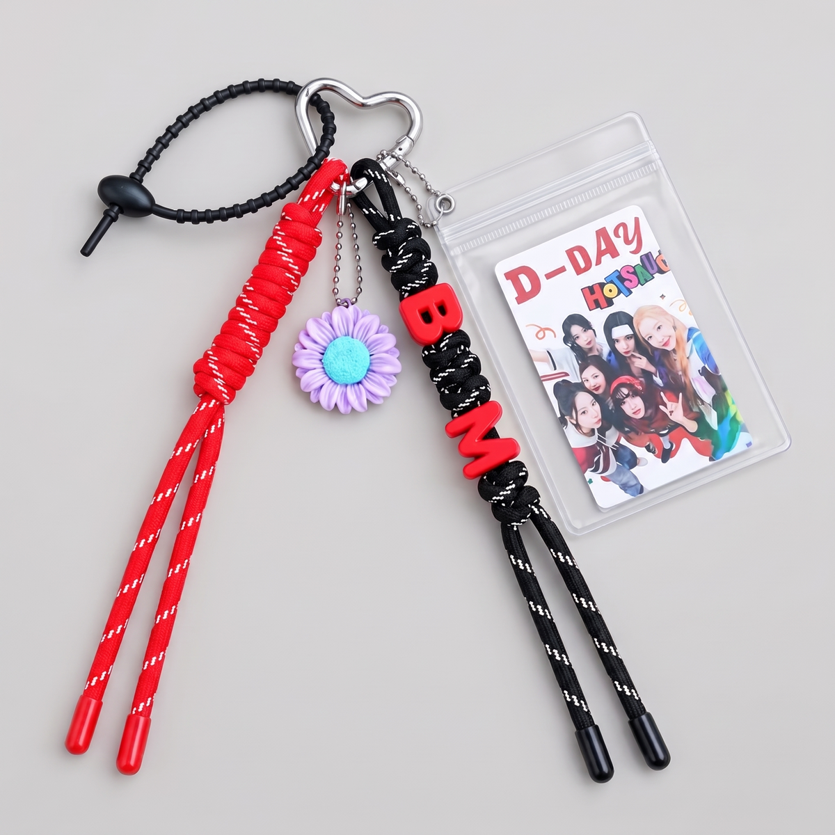 Babymonster Heart Clip Keychain