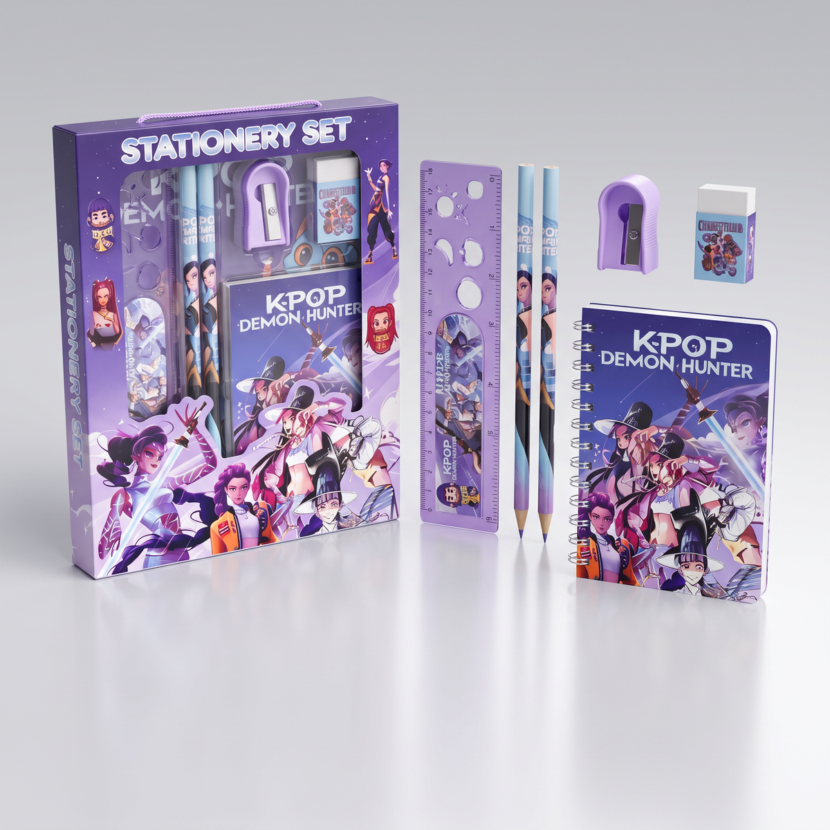 KPop Demon Hunters Stationery Set