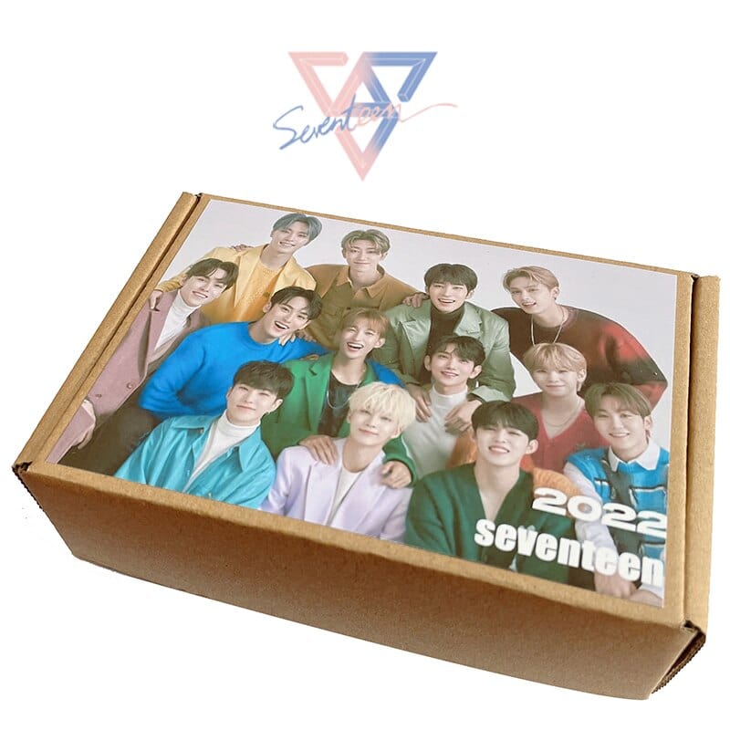 Kpop Bangtan Boys Album Stray Kids Ateez Enhypen Aespa Txt Mamamoo Itzy Izone Seventeen Lucky Mystery Gift Box Subscription Box