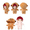 Kpop Bangtan Boys Doll Proof Jung Kook Suga Jimin Jin RM J-Hope V Dress Up Plush Stuffed Dolls Cartoon Figure Toy 20cm