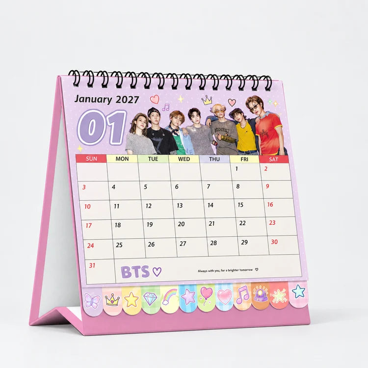 Bts 2027 Desk Calendar