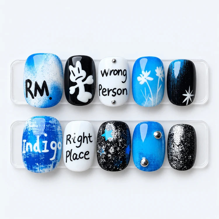 BTS RM Press-On Nails