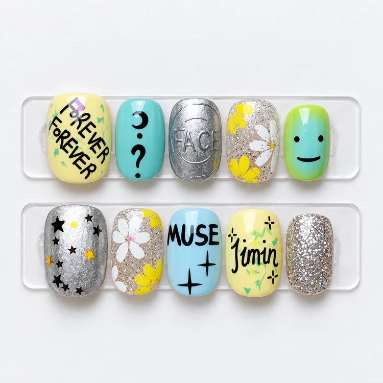 Jimin MUSE Inspired Nail Set