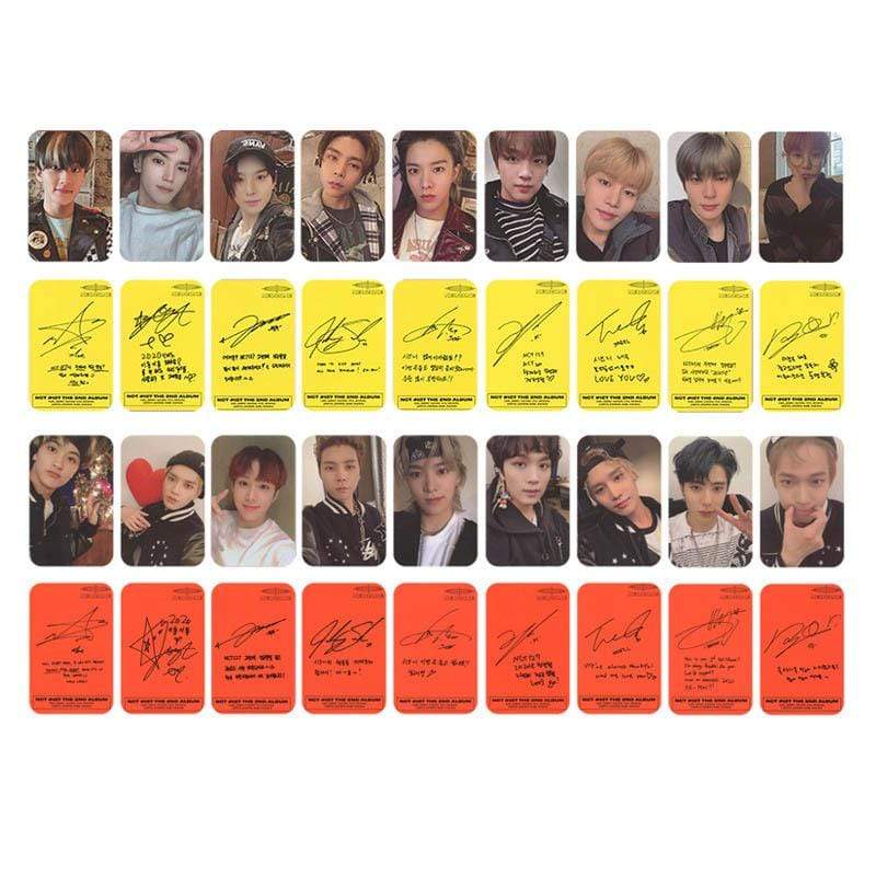 Photocard NCT127 - Jaune & Orange