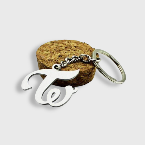 Silver Twice Keychain