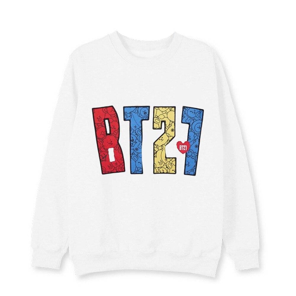 Pull BT21 Blanc