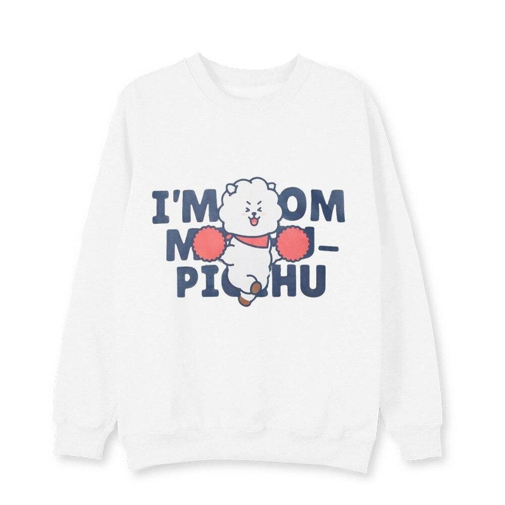 Pull BT21 RJ Blanc