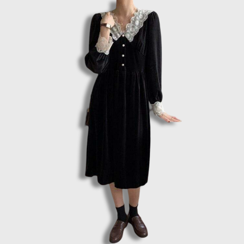 Korean Buttoned Front Robe