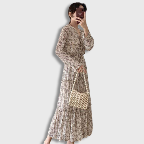 Vintage Korean Floral Robe