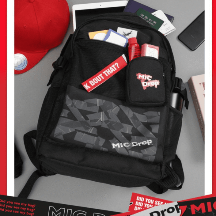 Sac à dos BTS Multi - MIC DROP Officiel