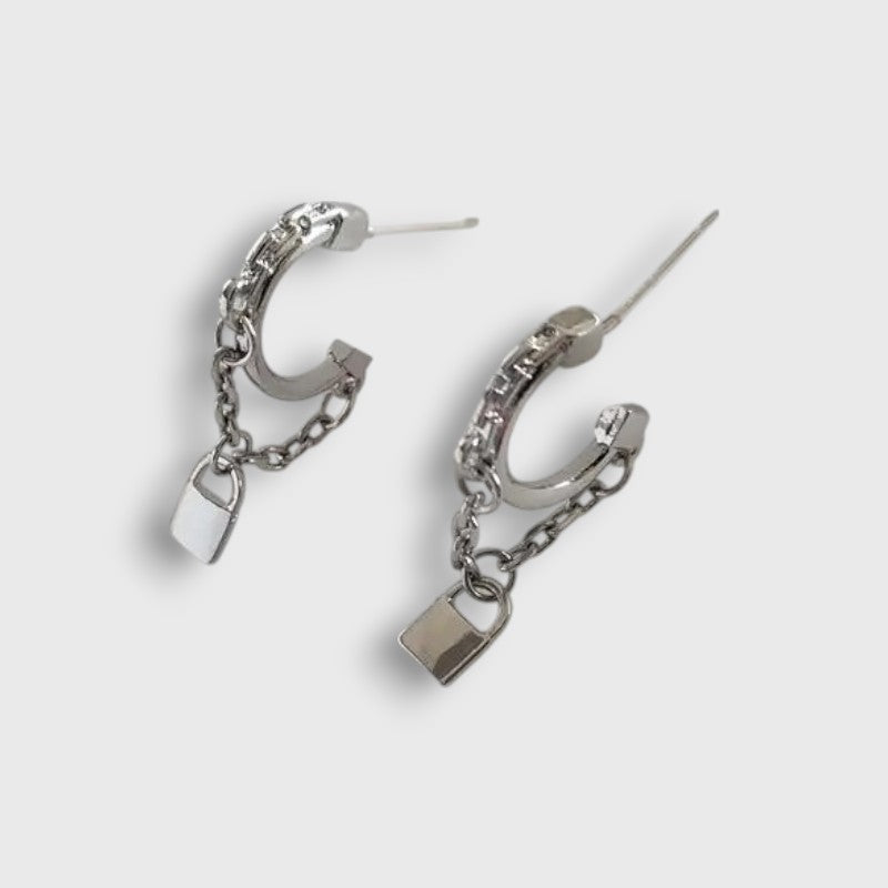 Boucles d'Oreilles Chaîne | Jisung Stray Kids