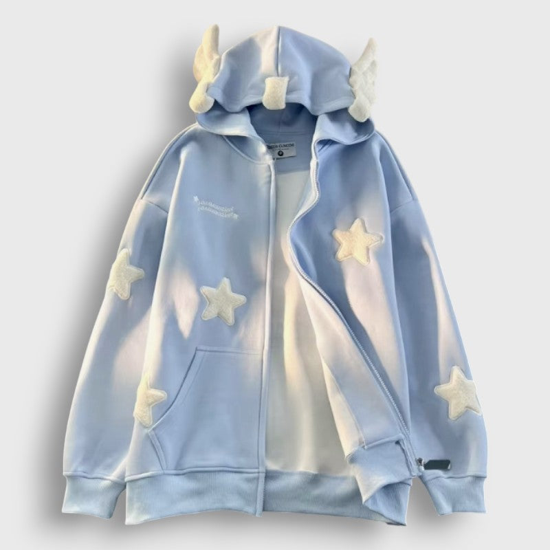 Sweat à Capuche Zippé KPOP | Hyein NewJeans