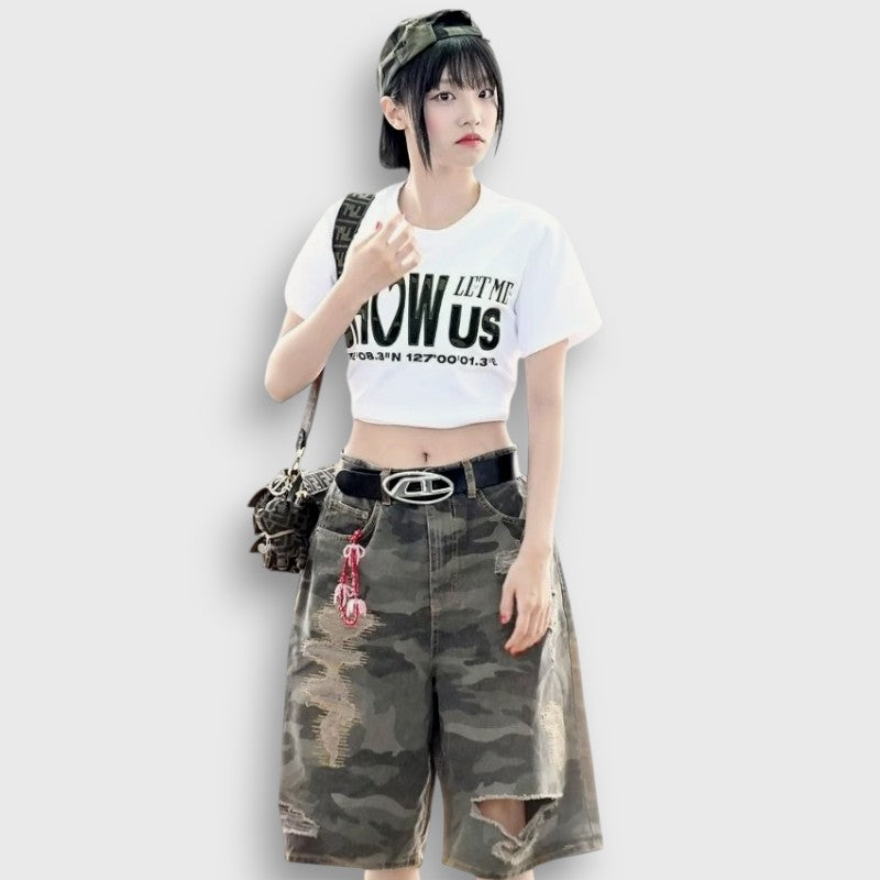 Short Camouflage KPOP | Yuqi (G)I-DLE