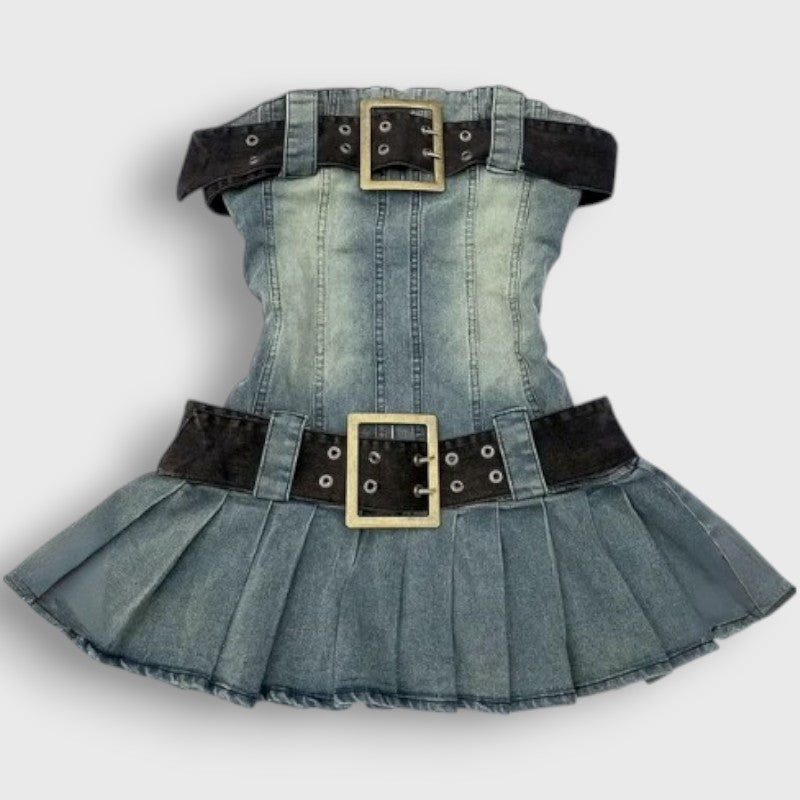 Mini Dress Jean KPOP | Boutique KPOP Mini Dress Jean KPOP | Boutique KPOP