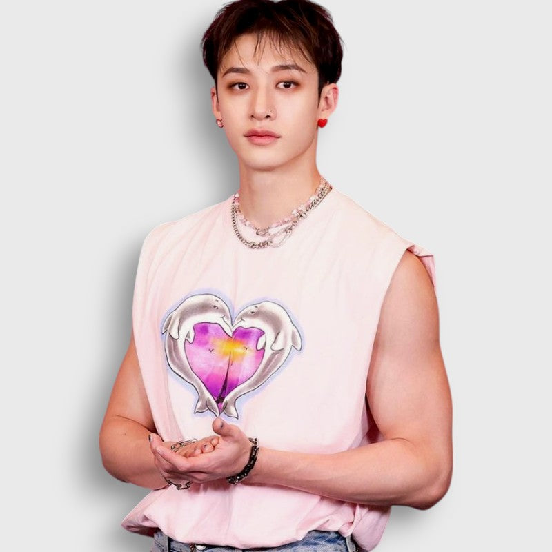 T-shirt Coeur KPOP | Bang Chan Stray Kids