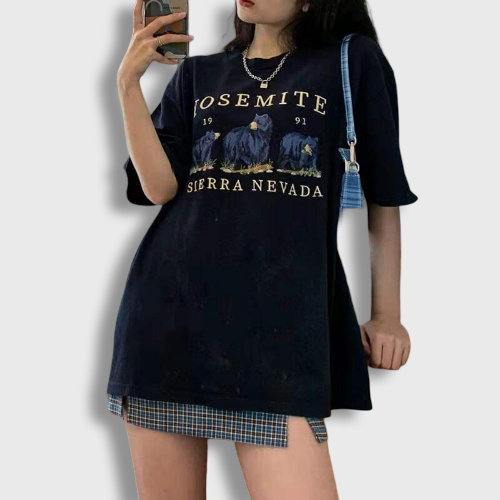 Embroidered Bear T-Shirt