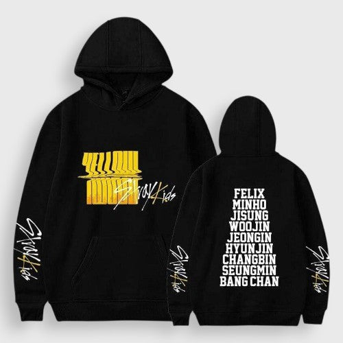 Sweat Stray Kids Noir - Yellow Weed with name