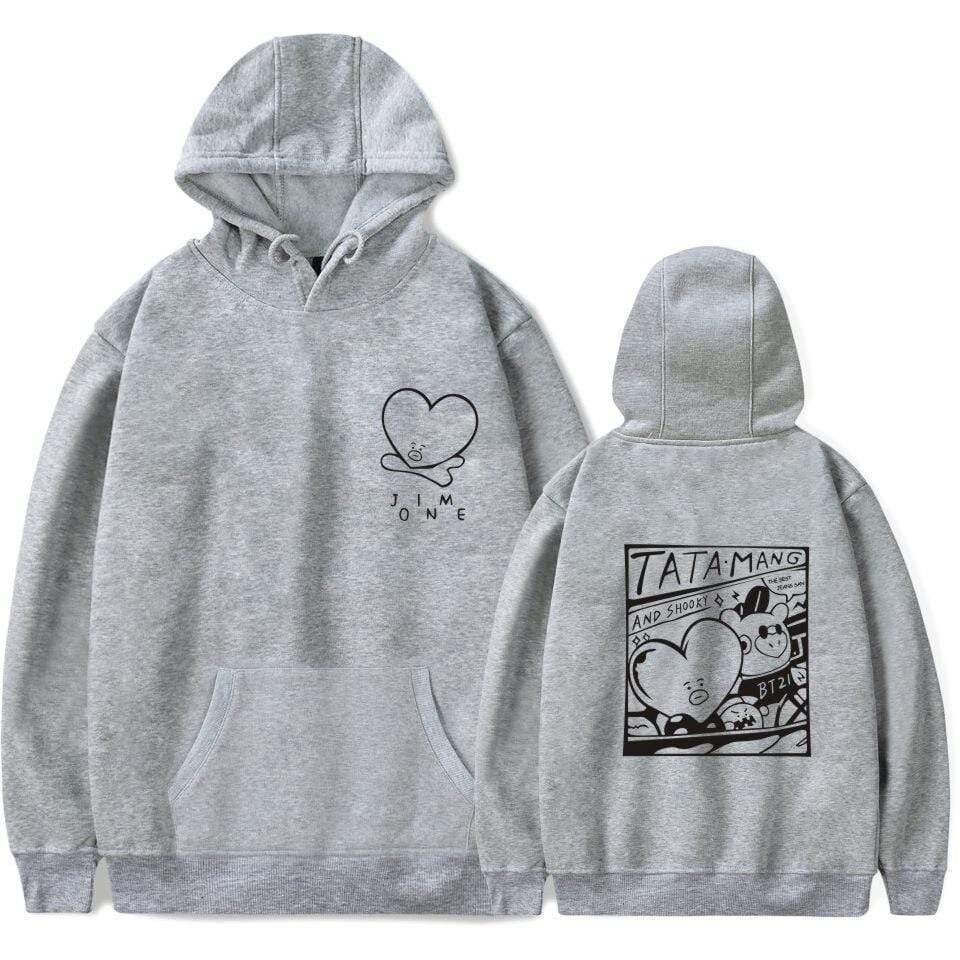 Bt21 Tata Tata Mang Hoodie BT21 Japan Edition Mang Hoodie With