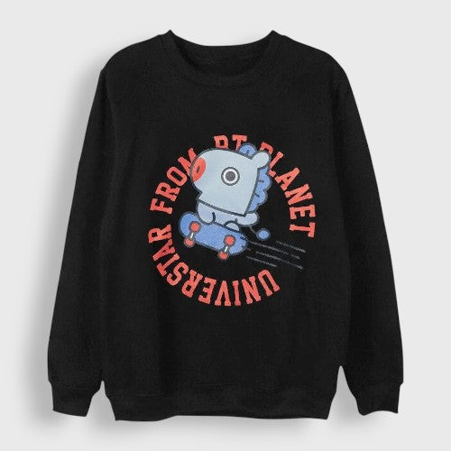 Pull BT21 Mang Black