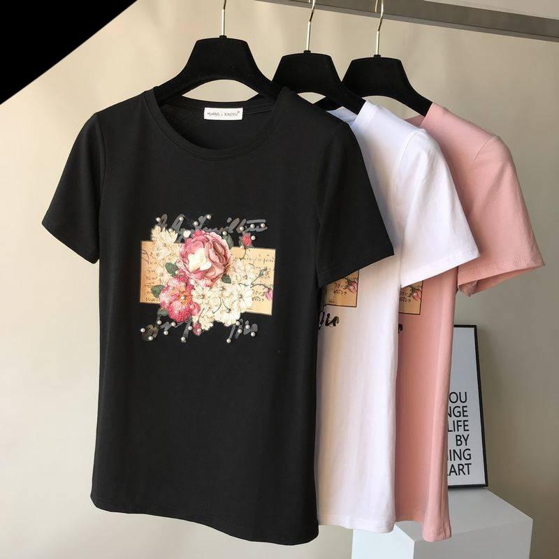 T-Shirt a Fleur