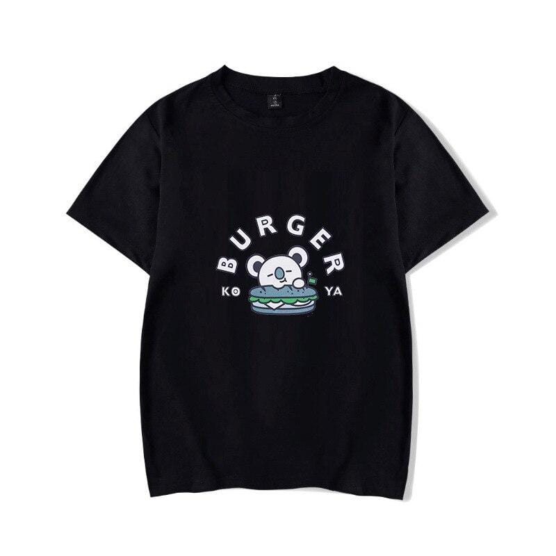 T-Shirt BT21 Koya Noir Burger