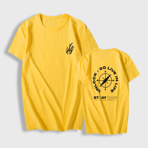 T-Shirt Stray Kids Unlock: GO