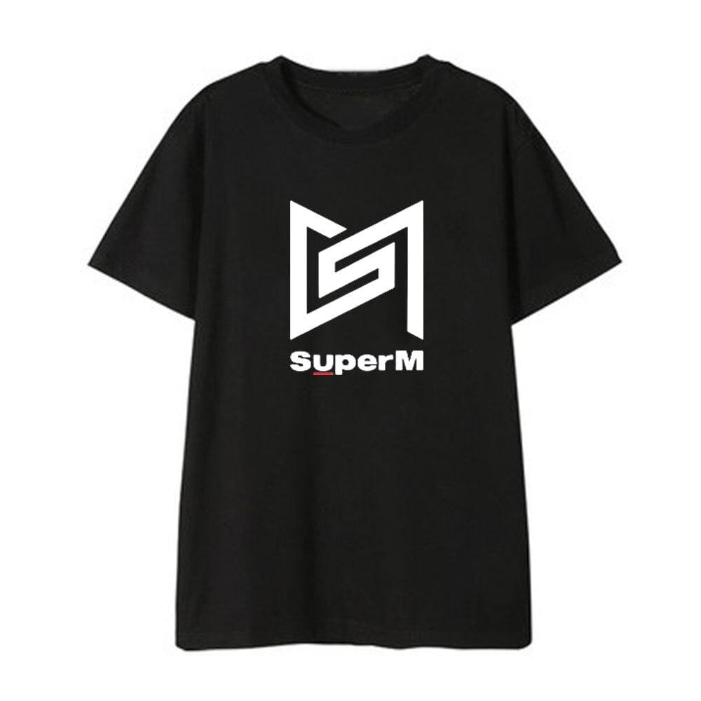superM ロゴ Tシャツ　スパエム Super M T-Shirt - Logo | KPOP Store - Boutique KPOP