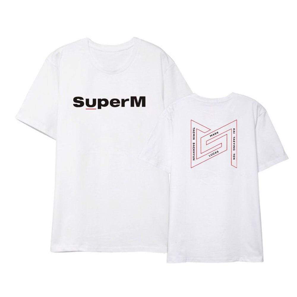 superM ロゴ Tシャツ スパエム superM ロゴ Tシャツ スパエム Super M
