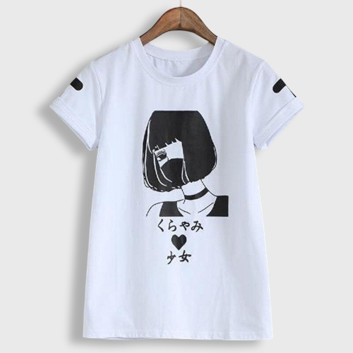 Ulzzang Girl Shy T-Shirt