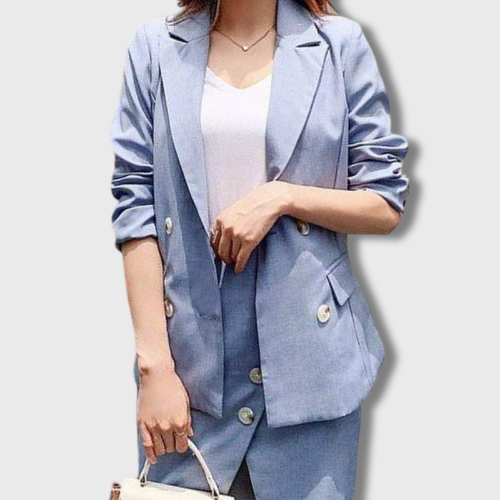 Korean Outfit Jacket Skirt