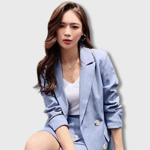 Korean Outfit Jacket Skirt