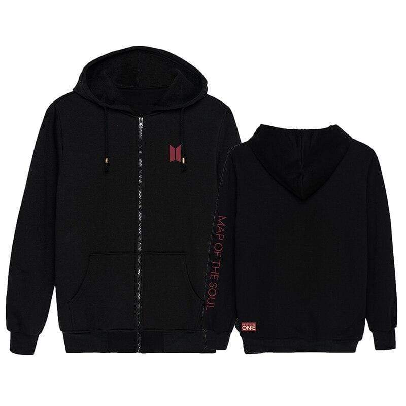 Zip Up Map Of The Soul Jacket BTS Map Of The Soul On:e Zip Up