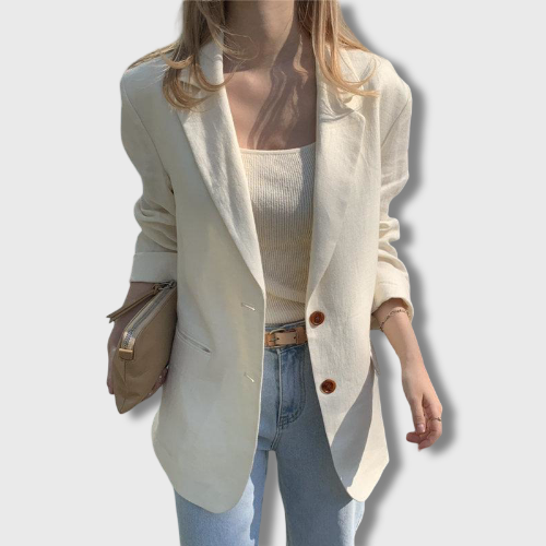 Korean White Blazer Jacket