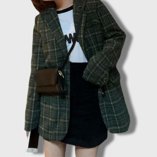 Korean Plaid Jacket
