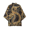 Veste Kimono Dragon Doré