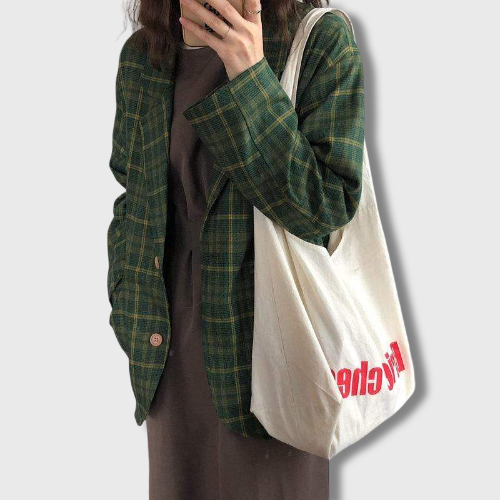 Green Plaid Jacket