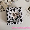 3 Inch Kpop Photo Album Notebook Cover Mini Binder Photocards Storage Collect Hollow Cherry Print Photocard Holder Stationary