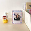 INS 3 inch Chessboard Photo Holder Kpop Idol Photo Display Stand Holder Photocards Card Protector Sleeves School Stationery