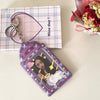 Milkjoy Kpop Photocards Card Holder With Keychain Kawaii Protector Idol Photo Sleeves Student Gift School Stationery