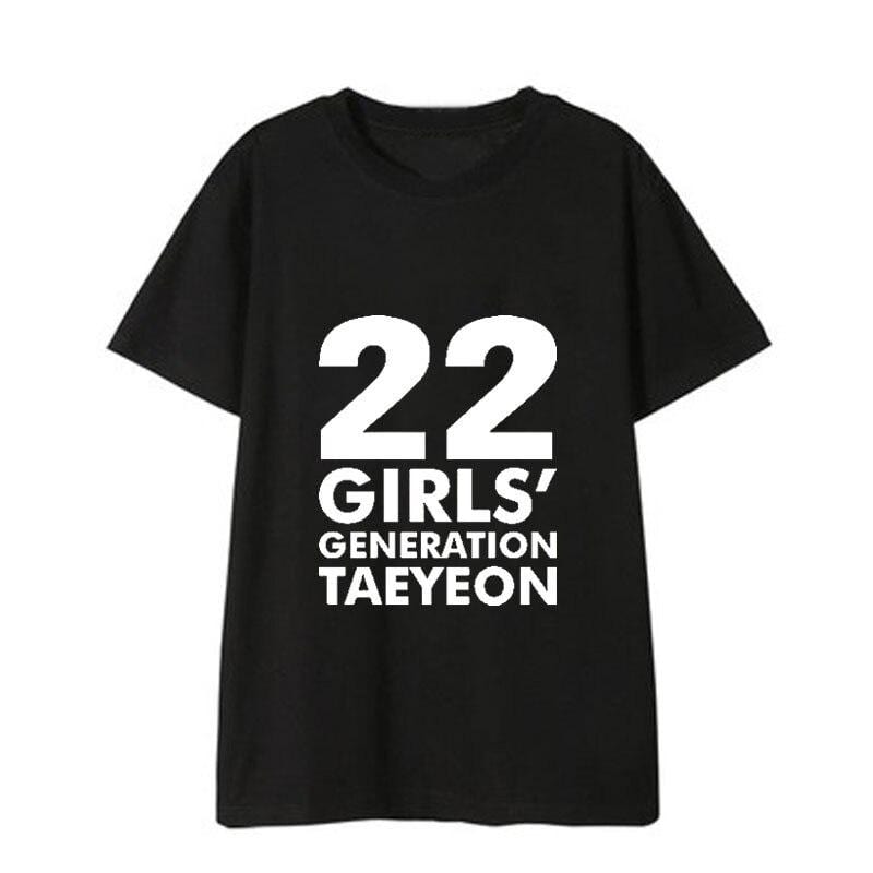 T-Shirt Girls Generation - 10th Anniversary Noir