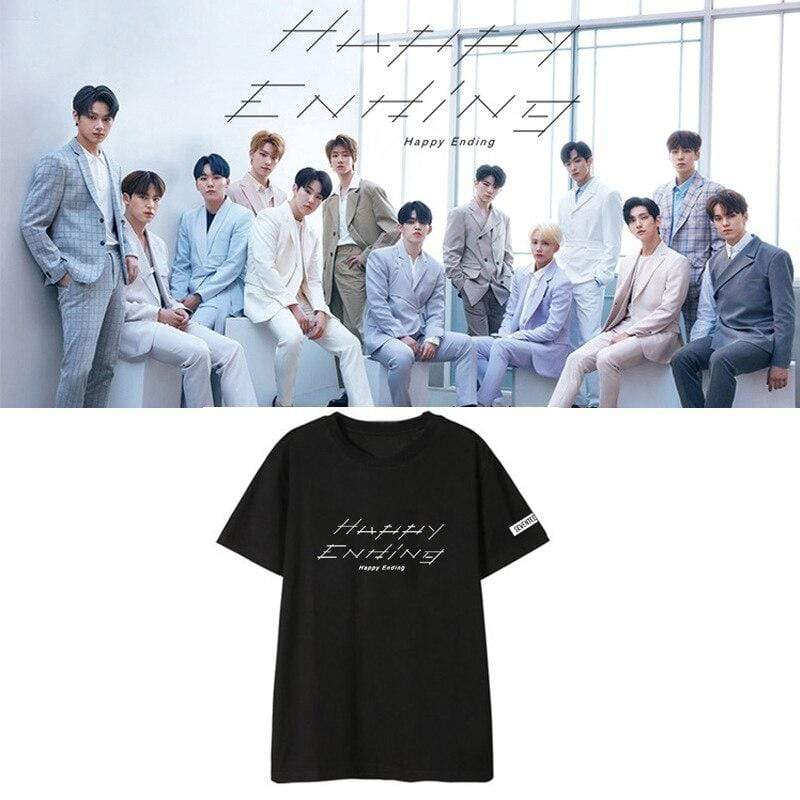 Seventeen T-Shirt - Happy Ending | KPOP Store - Boutique KPOP