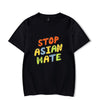 T-Shirt Stop Asian Hate Coloré